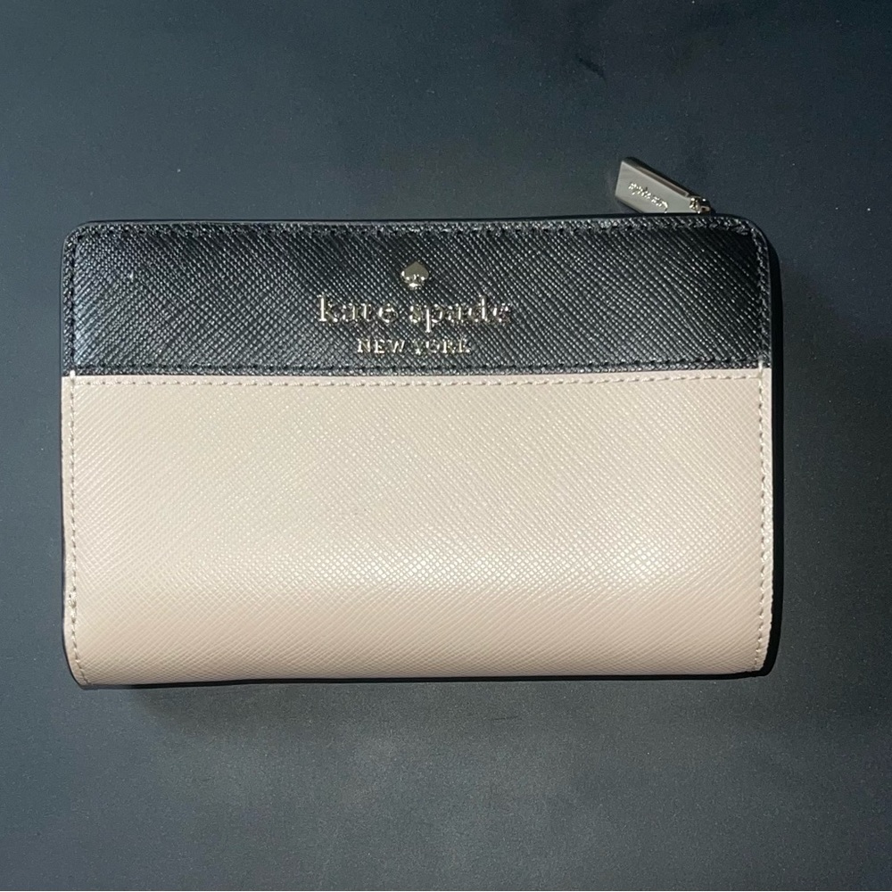 Kate Spade Black and Cream Wallet